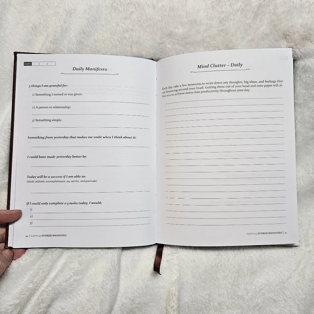 Sunrise Manifesto Guided Meditation Journal